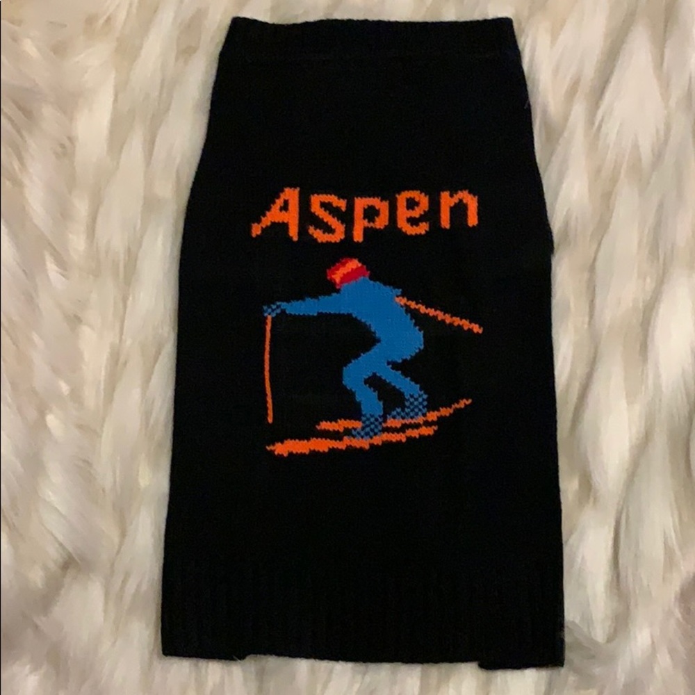 Cashmere Aspen Dog sweater ‎ Medium